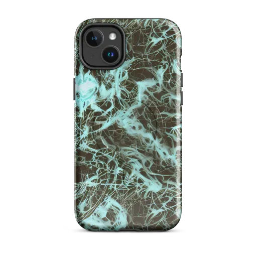 Aqua Vein on a MagSafe Tough Case for iPhone®