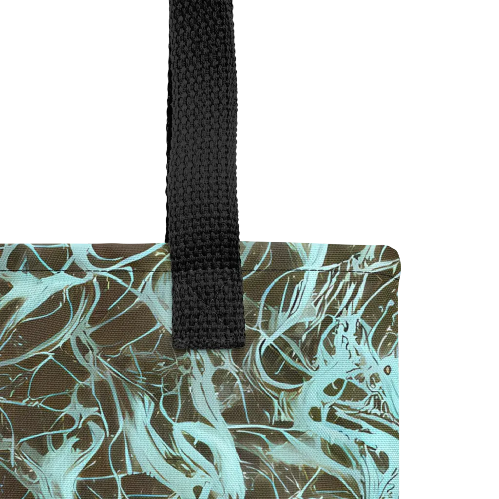 Aqua Vein on Tote Bag — Product details