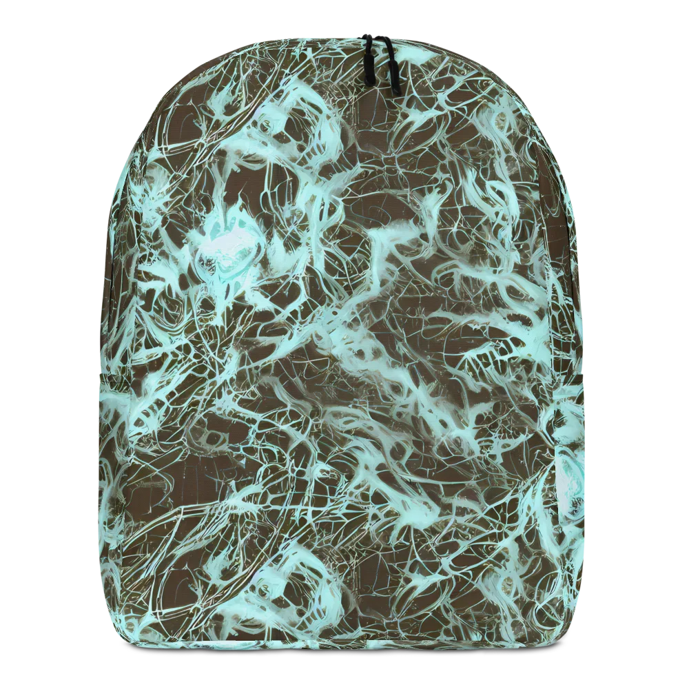 Aqua Vein on Minimalist Backpack — Front