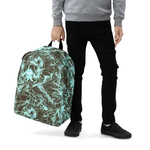 Aqua Vein on a Minimalist Backpack