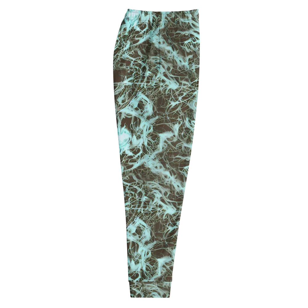 Aqua Vein on Men's Joggers — Right