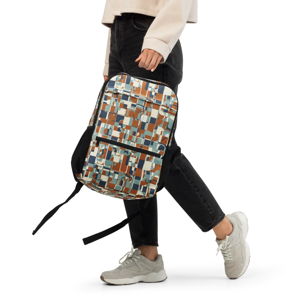 Rustwork Mosaic on Utility Backpack — Front