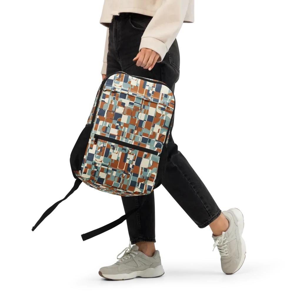 Rustwork Mosaic on Utility Backpack — Front