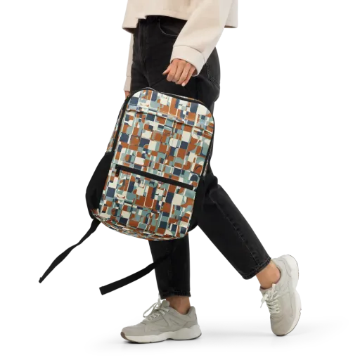 Rustwork Mosaic on a Utility Backpack