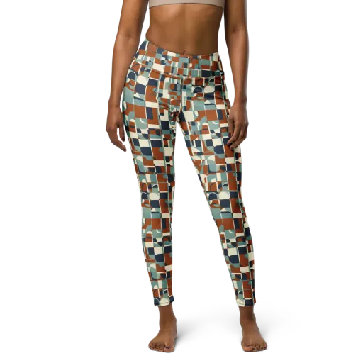 Rustwork Mosaic on a Yoga Leggings