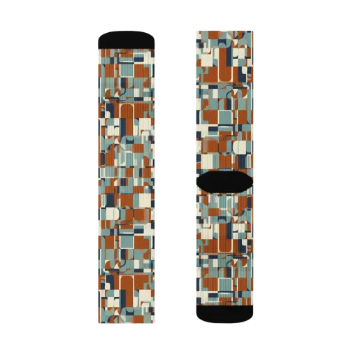 Rustwork Mosaic on a Socks