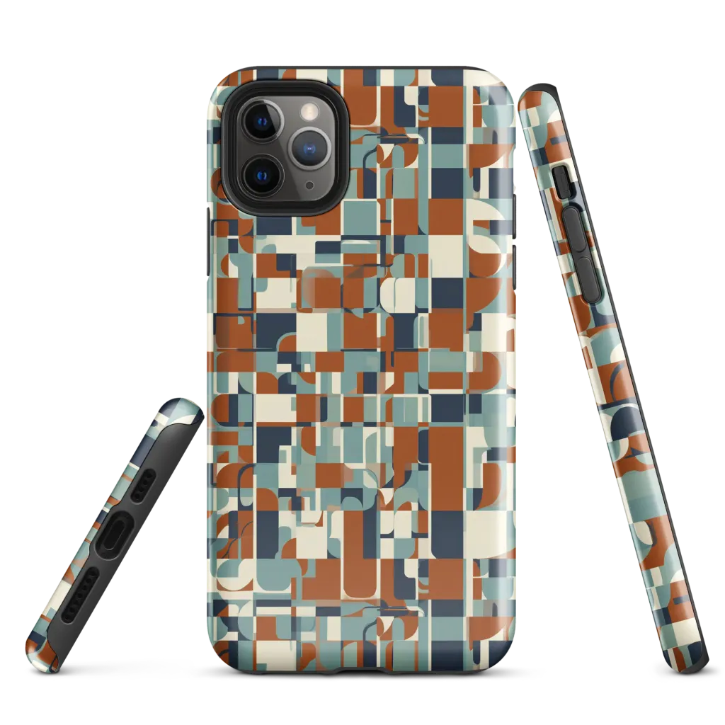 Rustwork Mosaic on Tough Case for iPhone® — Front