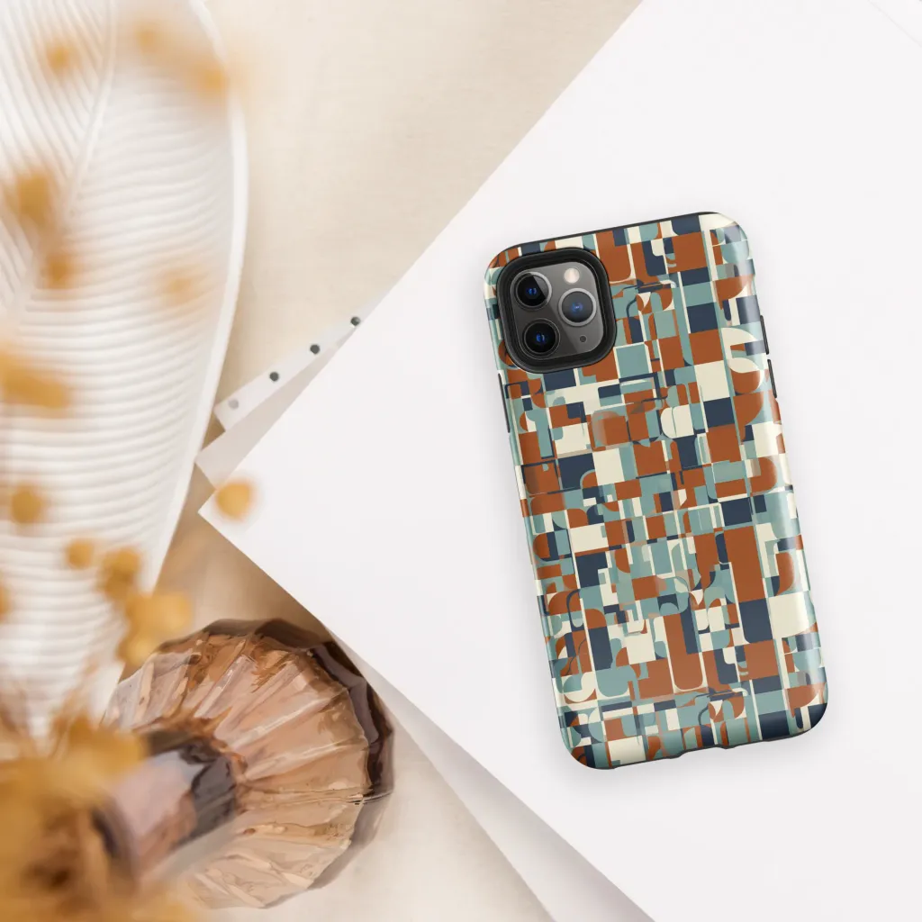 Rustwork Mosaic on Tough Case for iPhone® — Front