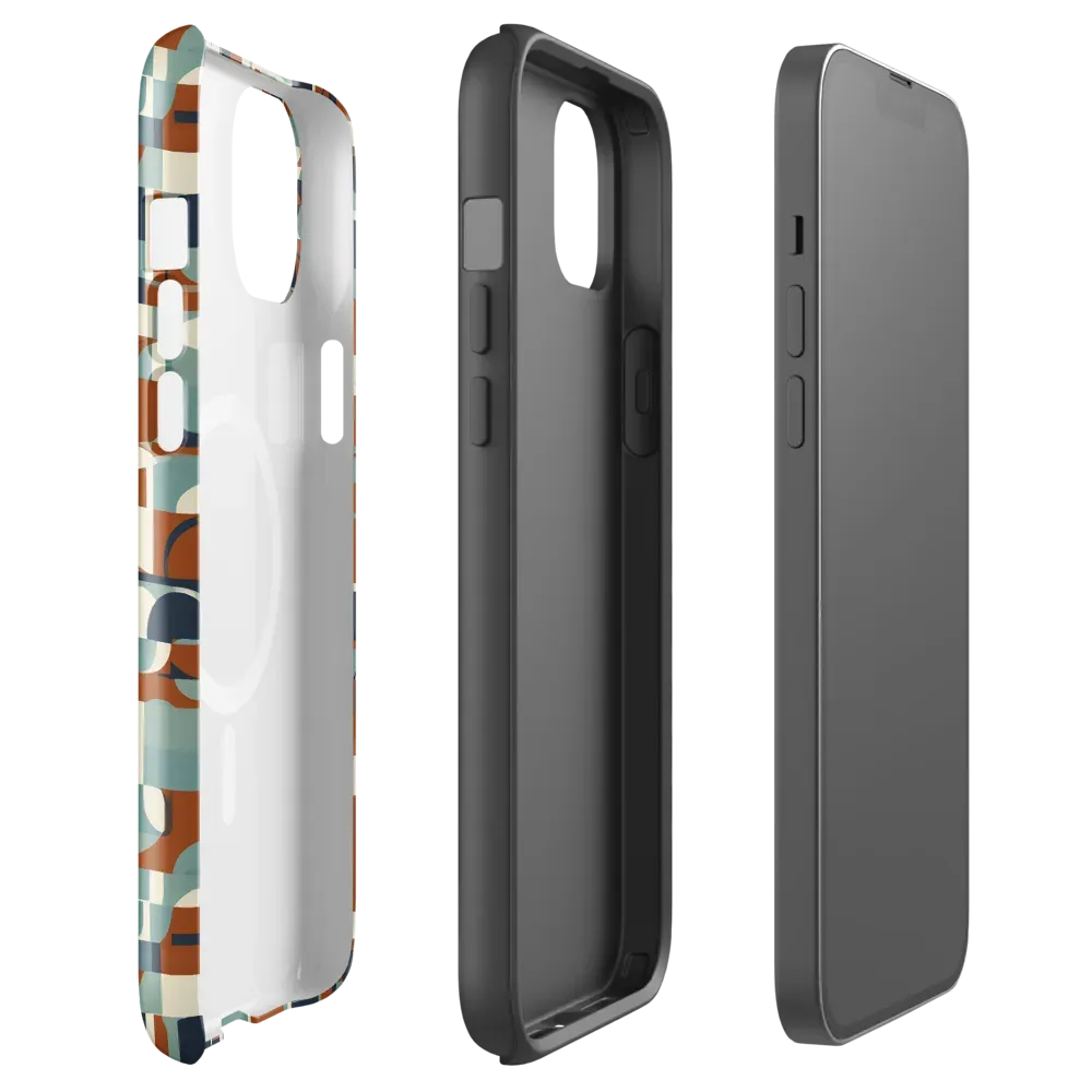 Rustwork Mosaic on MagSafe Tough Case for iPhone® — Front