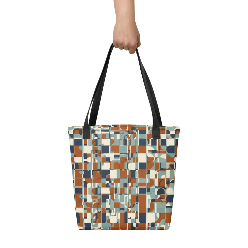 Rustwork Mosaic on Tote Bag — Front