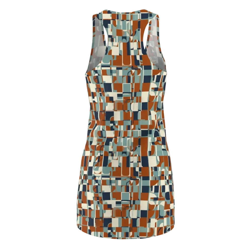 Rustwork Mosaic on Racerback Dress — Back