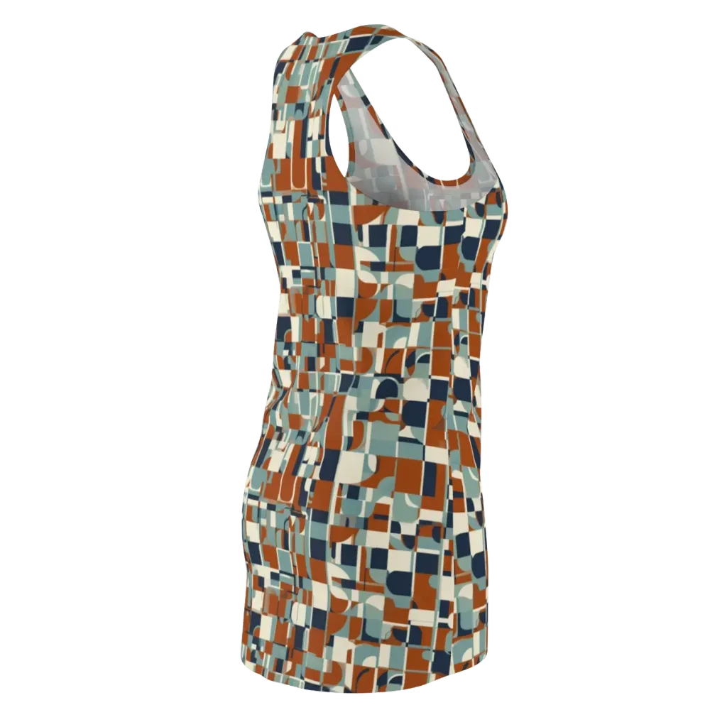 Rustwork Mosaic on Racerback Dress — Back Side