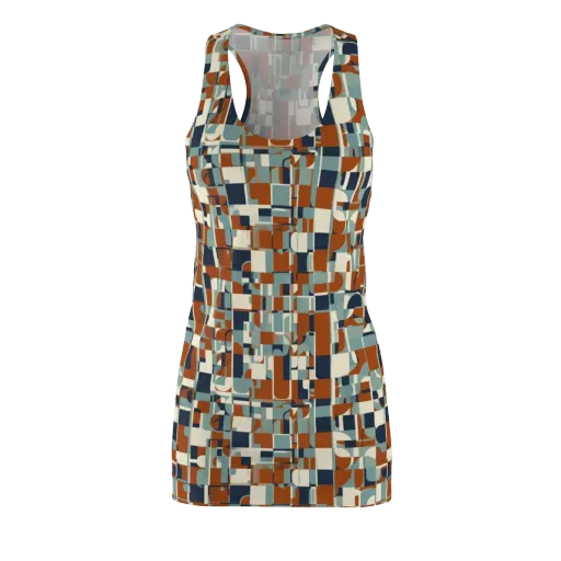 Rustwork Mosaic on a Racerback Dress