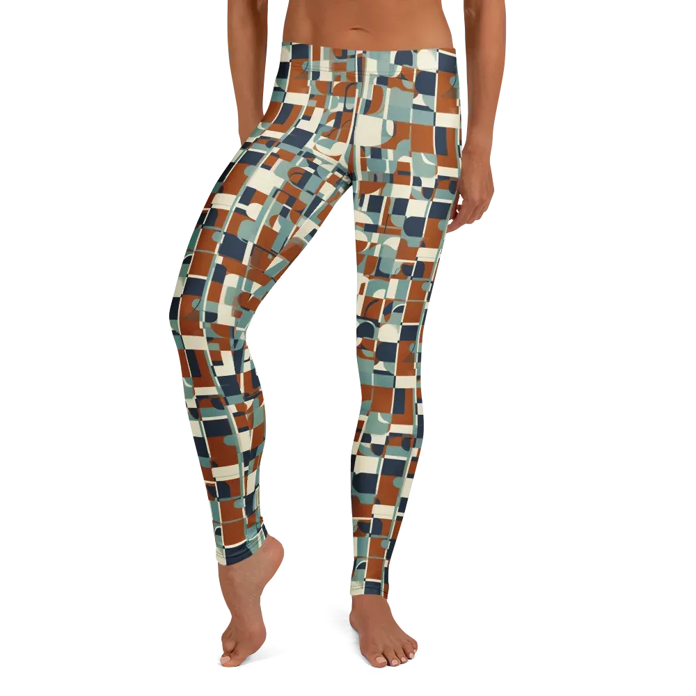 Rustwork Mosaic on Leggings — Front