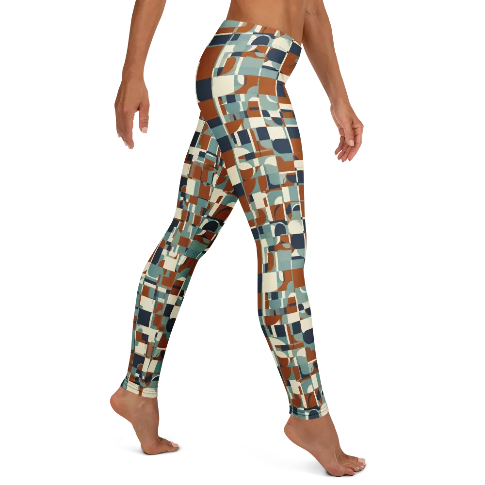 Rustwork Mosaic on Leggings — Right