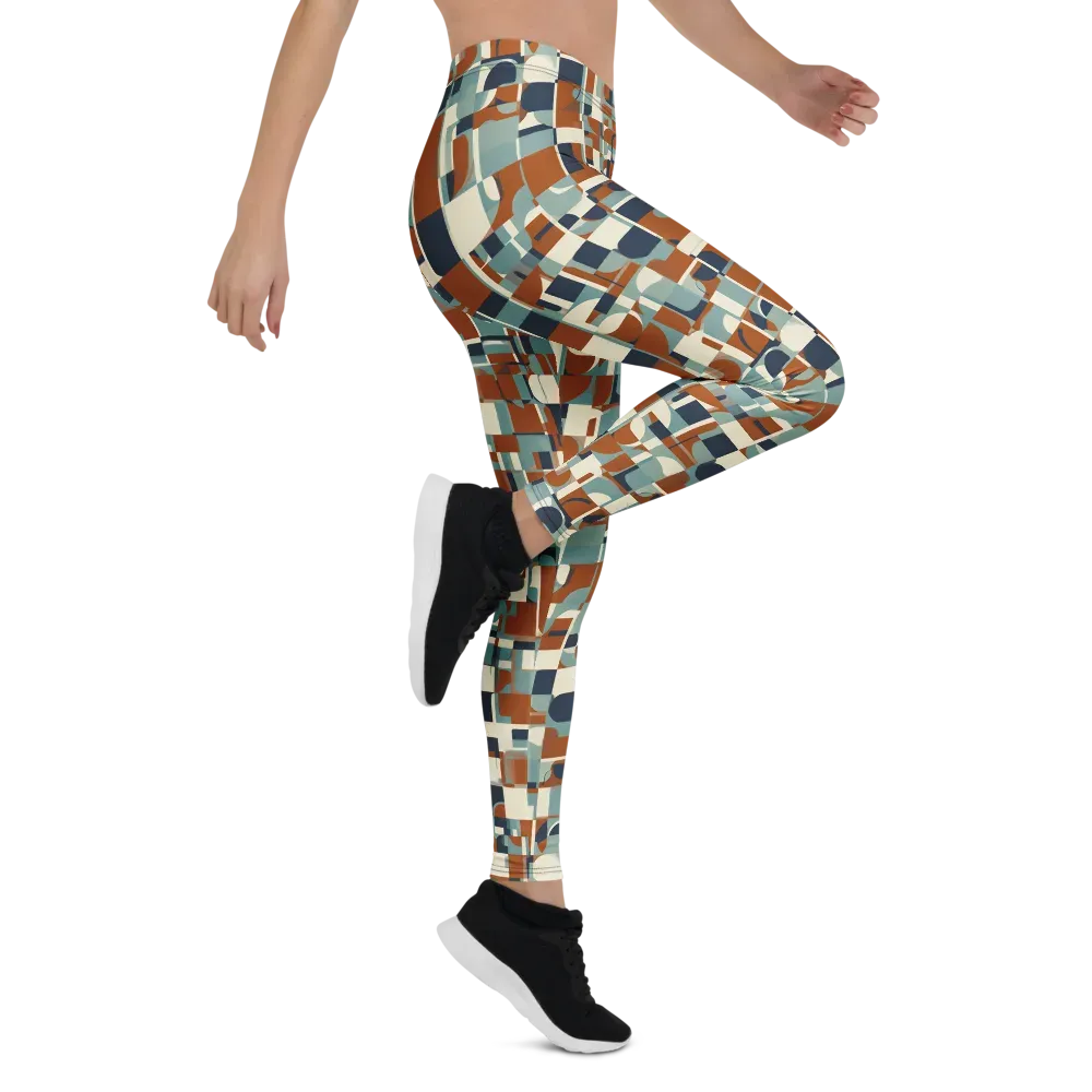 Rustwork Mosaic on Leggings — Right