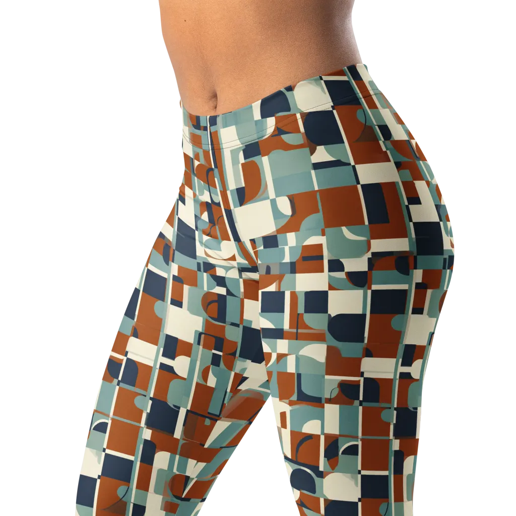 Rustwork Mosaic on Leggings — Left Front