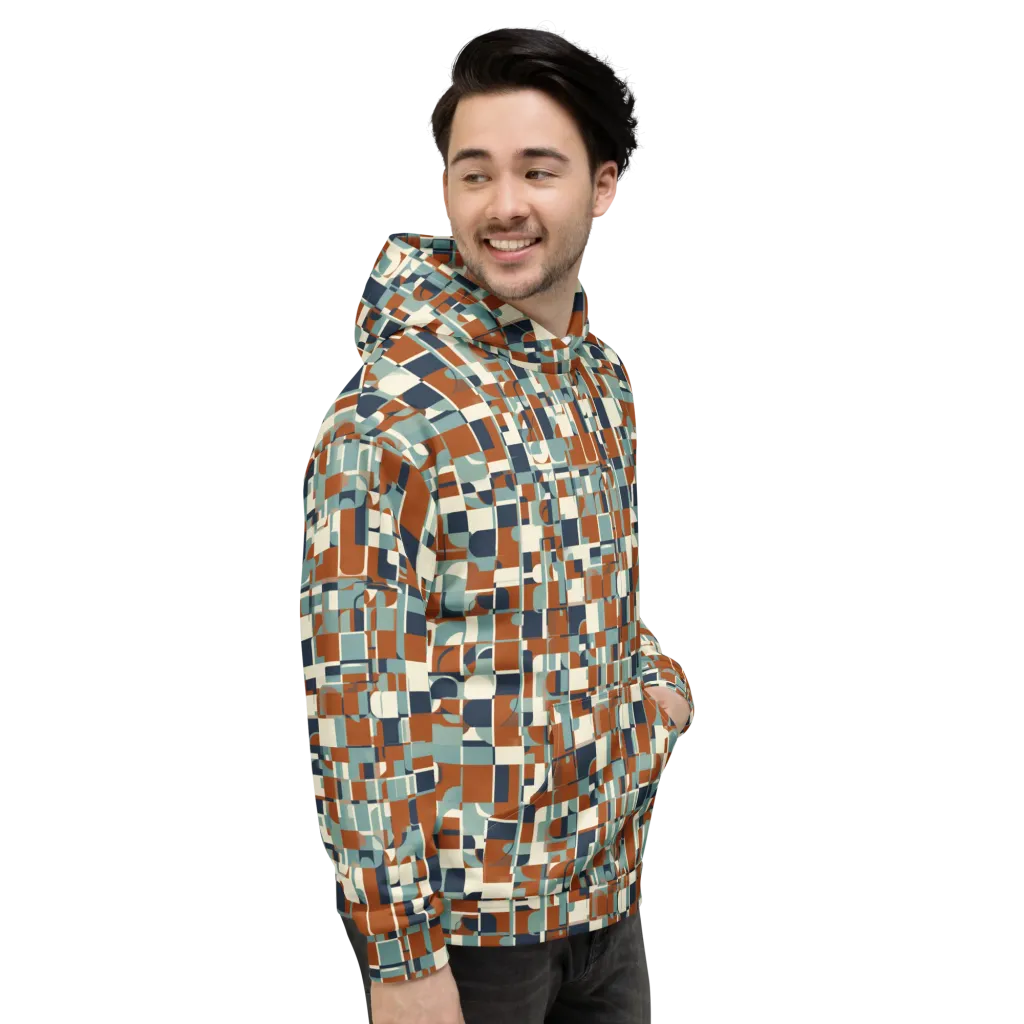 Rustwork Mosaic on Hoodie — Right