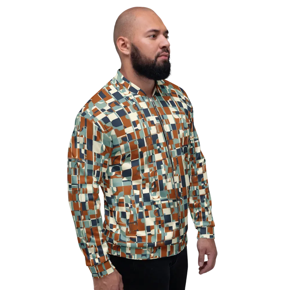 Rustwork Mosaic on Bomber Jacket — Right