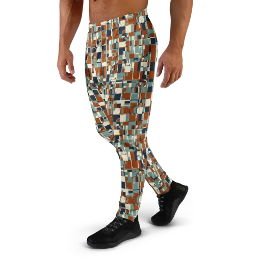 Rustwork Mosaic on a Men's Joggers