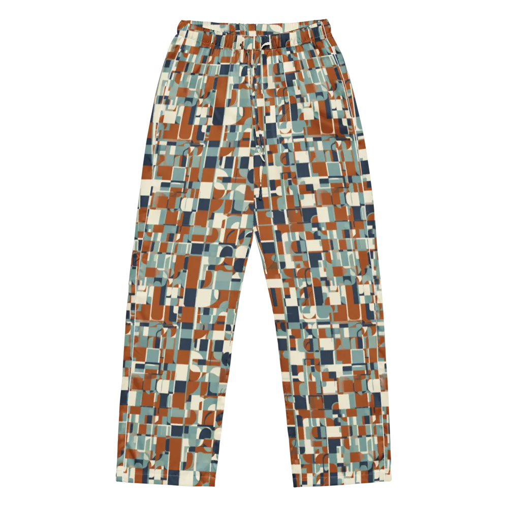Rustwork Mosaic on Women's Pajama Pants — Front