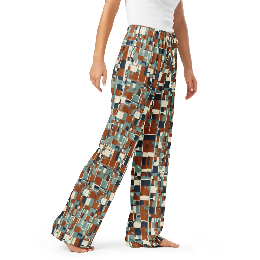 Rustwork Mosaic on Women's Pajama Pants — Right Front