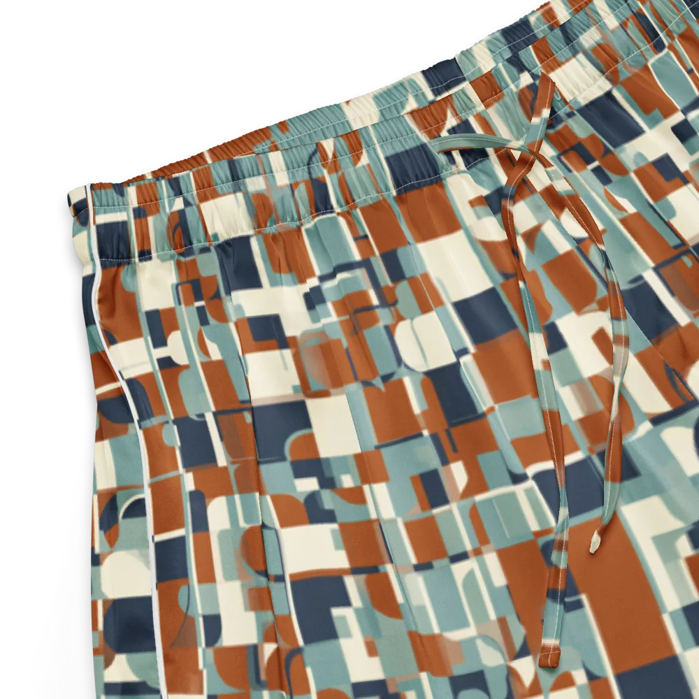Rustwork Mosaic on Women's Pajama Shorts — Product details