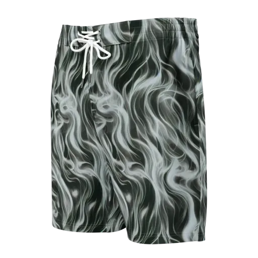 Smoke Tide on a Men's Board Shorts