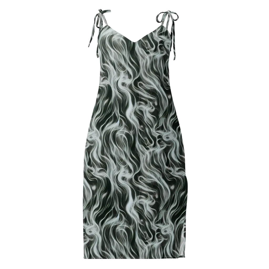 Smoke Tide on Slip Dress — Front