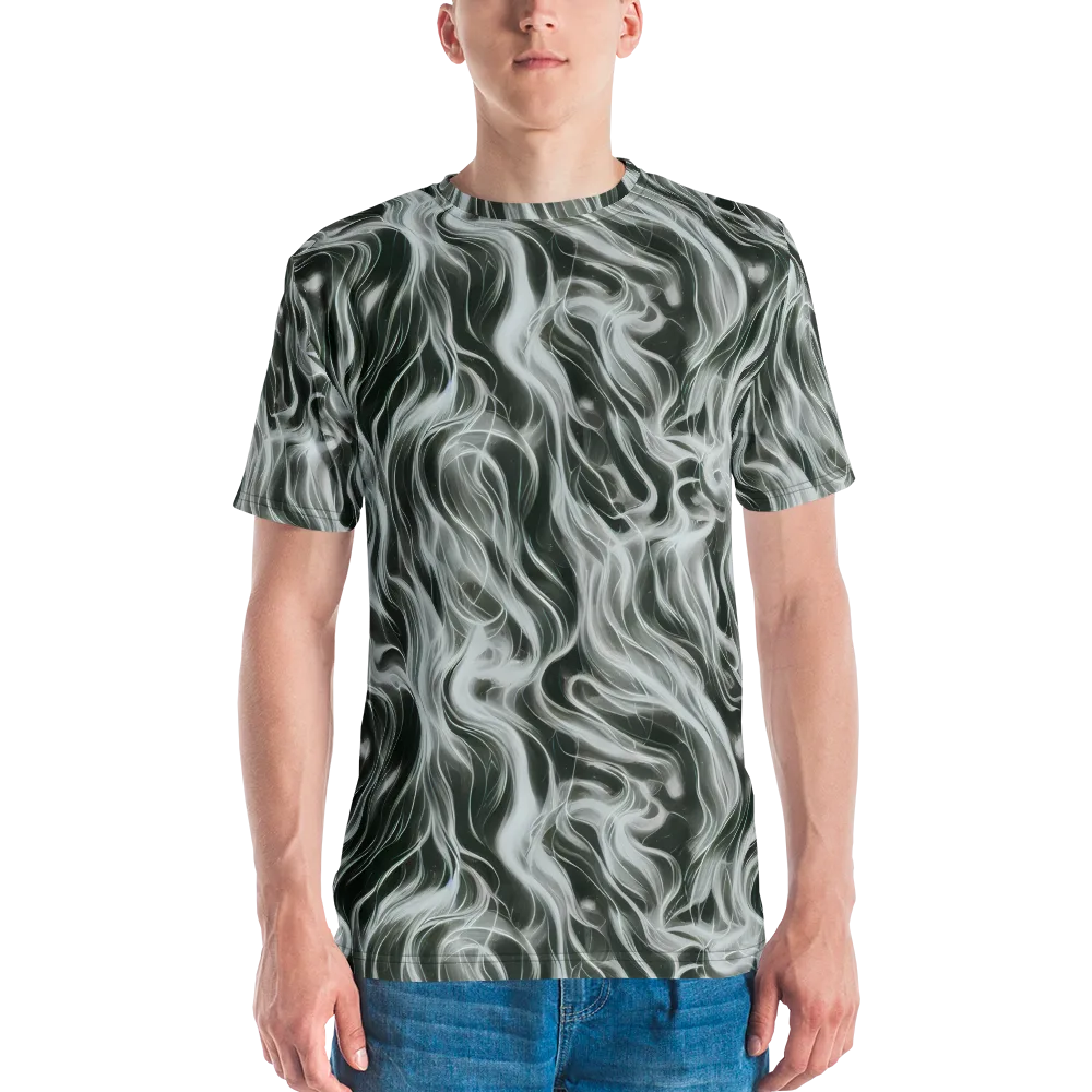 Smoke Tide on Men's Crew Neck T-Shirt — Front