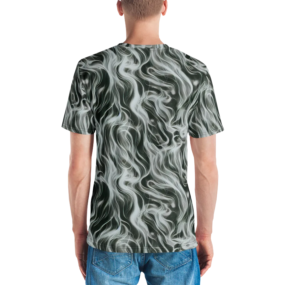 Smoke Tide on Men's Crew Neck T-Shirt — Back
