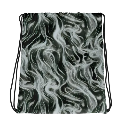 Smoke Tide on a Drawstring Bag