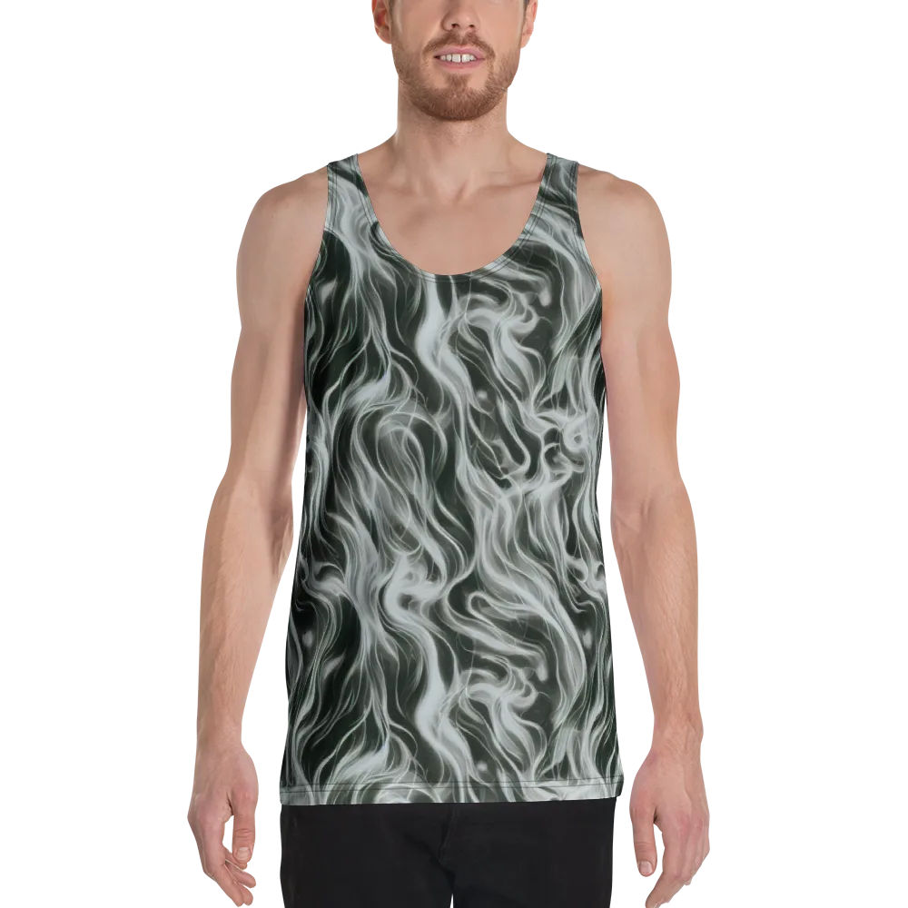 Smoke Tide on Men's Tank Top — Front