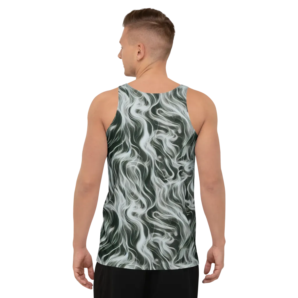 Smoke Tide on Men's Tank Top — Back