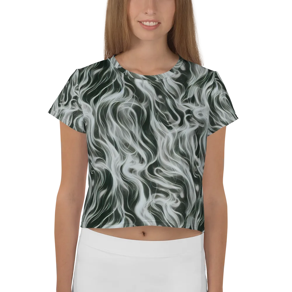 Smoke Tide on Crop Tee — Front