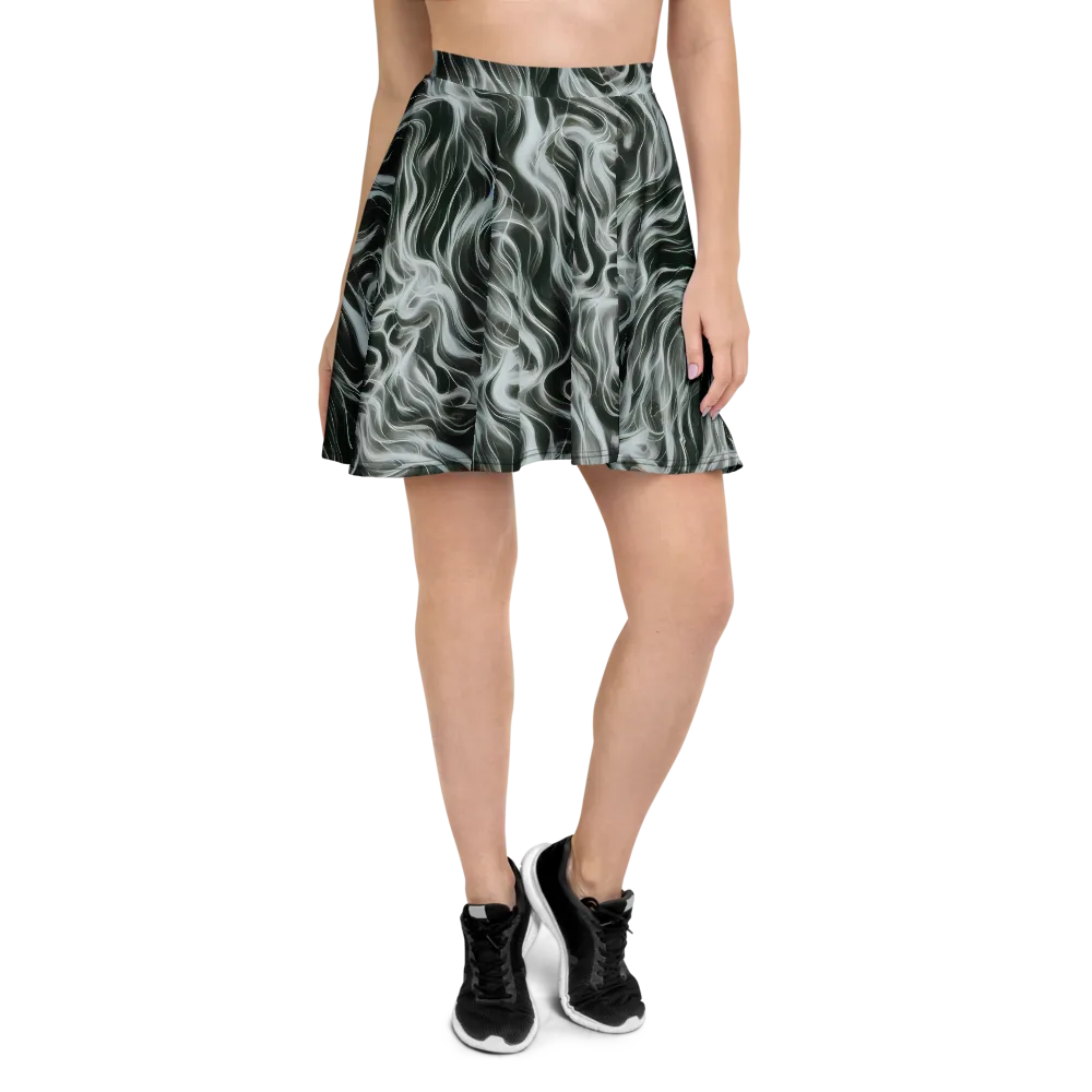 Smoke Tide on Skater Skirt — Front