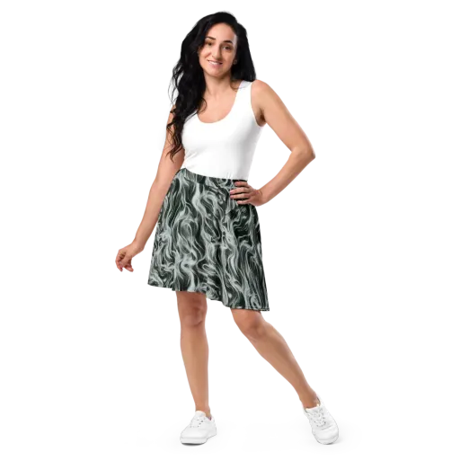 Smoke Tide on a Skater Skirt