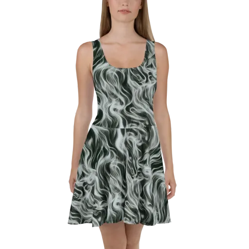 Smoke Tide on a Skater Dress