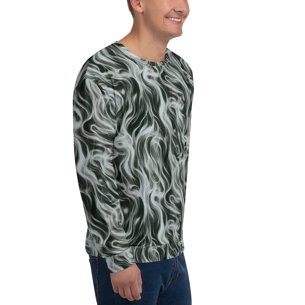 Smoke Tide on Sweatshirt — Right Front