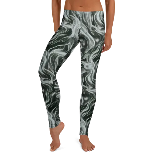 Smoke Tide on a Leggings