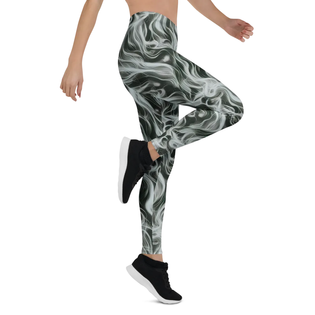Smoke Tide on Leggings — Right