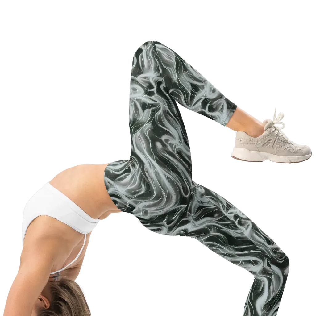Smoke Tide on Leggings — Right