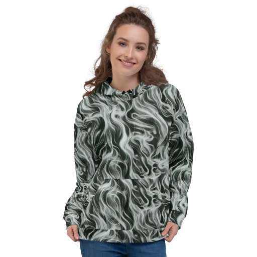 Smoke Tide on a Hoodie