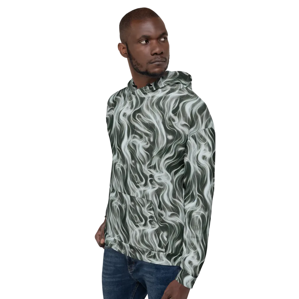 Smoke Tide on Hoodie — Left