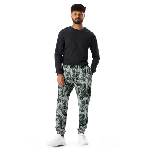Smoke Tide on a Men's Joggers