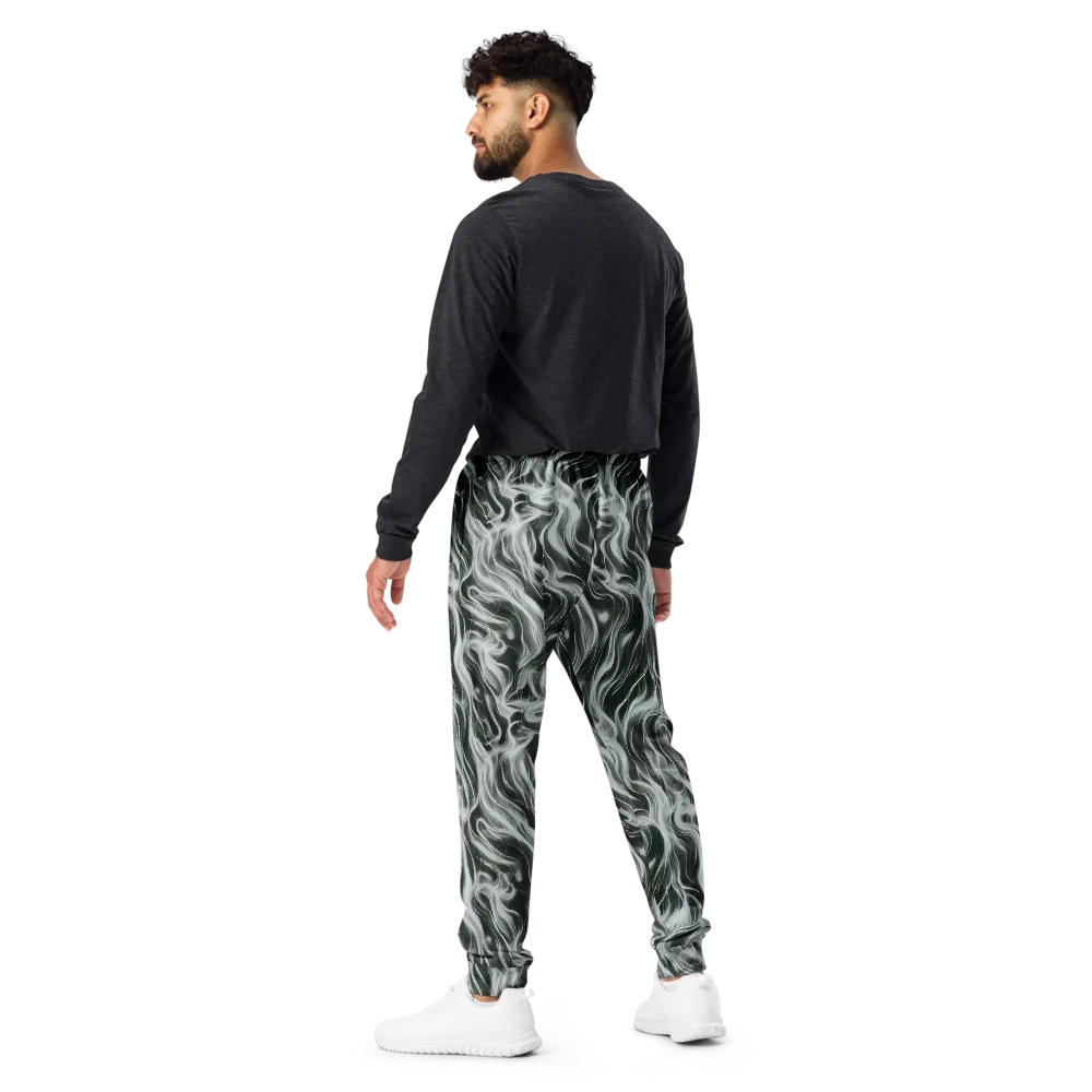 Smoke Tide on Men's Joggers — Back