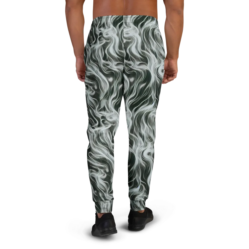 Smoke Tide on Men's Joggers — Back