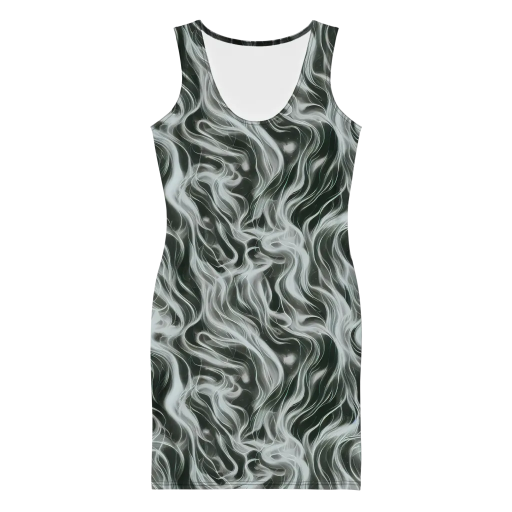 Smoke Tide on Bodycon Dress — Front