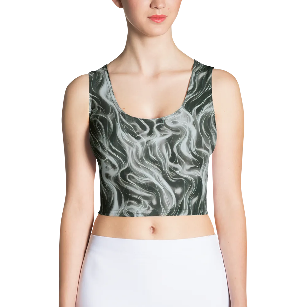 Smoke Tide on Crop Top — Front
