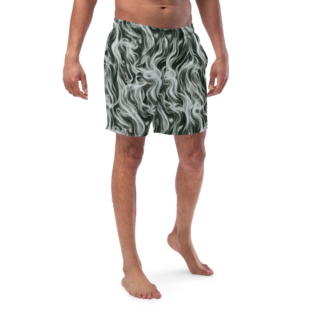 Smoke Tide on Swim Trunks — Front